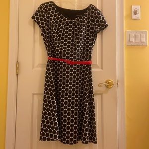 Women’s polkadot knee length dress